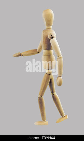 A piedi in legno bambola olandese Foto Stock