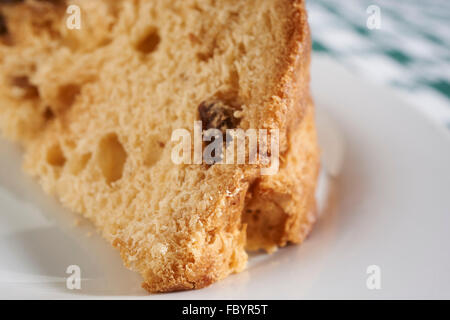 Fette di panettone, la vacanza italiana pane dolce Foto Stock