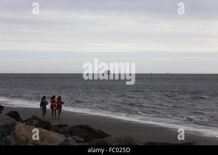 St Simons Island Beach Foto Stock