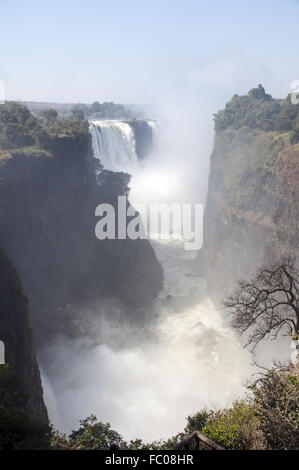 Victoria Falls provenienti dallo Zimbabwe Foto Stock