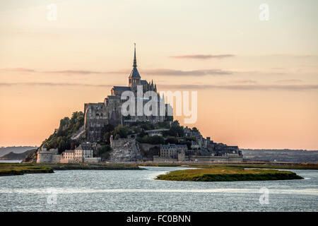 Mont Saint Michele Francia Foto Stock