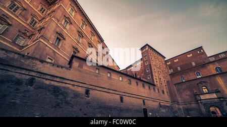 Città del Vaticano e a Roma, Italia: cortile interno Foto Stock