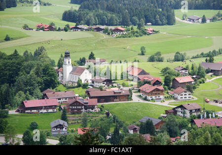 Ofterschwang Allg├ñu Foto Stock