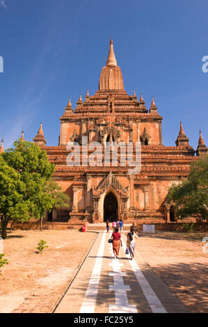 Sulamani Paya, uno dei molti templi di Bagan, Myanmar Foto Stock