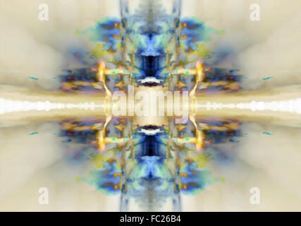 Specchio astratto sfondo immagine Foto Stock