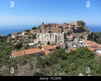 Giglio Castello, l'Isola del Giglio, Toscana, Italia Foto Stock