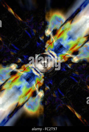 Specchio astratto sfondo immagine Foto Stock