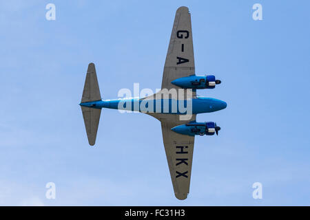 Avro Anson, Farnborough International Airshow di Farnborough, Aeroporto, Rushmoor, Hampshire, Inghilterra Foto Stock