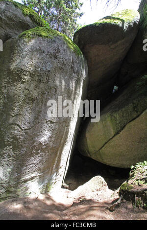 Luisenburg Labirinto di roccia Foto Stock