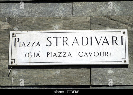 Piazza Stradivari Foto Stock