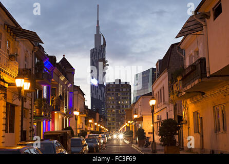 Strada di Batumi, Georgia Foto Stock