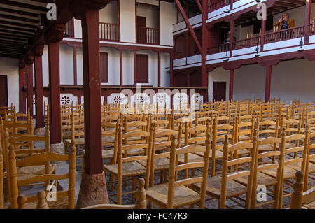 Almagro, Corral de Comedias, (XVI secolo), l'attivo solo Courtyard Theatre in Spagna. Ciudad Real Provincia. Castilla la Manch Foto Stock