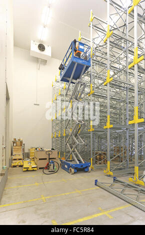 Magazzino Sito in costruzione Foto Stock