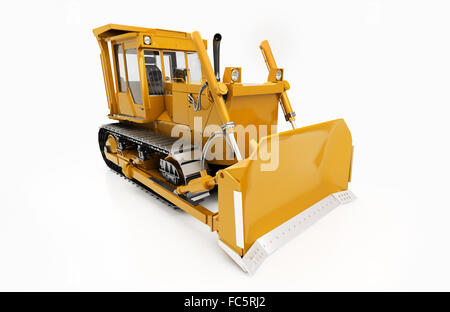 Pesante bulldozer cingolato Foto Stock