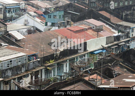 ASIA MYANMAR YANGON CHINA TOWN CITY Foto Stock