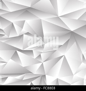 Abstract grigio Sfondo poligonale Foto Stock