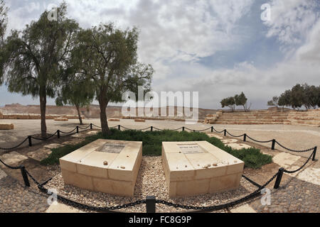 La tomba del Fondatore David Ben-Gurion Foto Stock