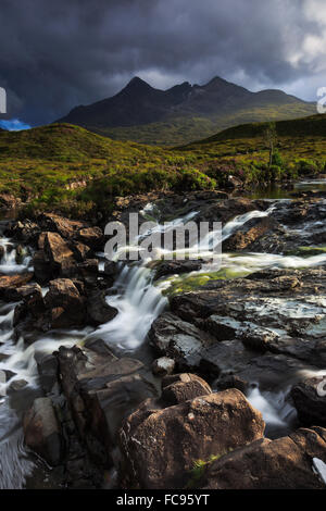 Cuillin Hills, Isola di Skye, Ebridi Interne, Scotland, Regno Unito, Europa Foto Stock