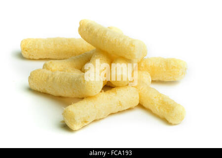 Corn snack isolato bianco Foto Stock
