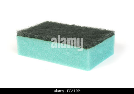 Spugna per il lavaggio di stoviglie Foto Stock