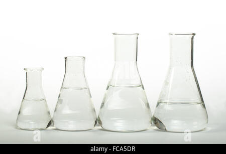 Bicchiere vuoto utensili da laboratorio Foto Stock