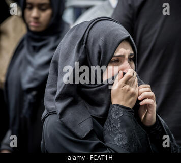 Londra, Regno Unito. Il 21 gennaio, 2016. Immagini di file: PM David Cameron spalle divieti sulla faccia musulmana veli come Tories plan offensiva contro la segregazione tra i sessi Credito: Guy Corbishley/Alamy Live News Foto Stock