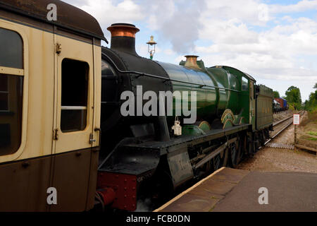 6960 Raveningham Hall a Washford Station Foto Stock