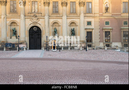 Esterno del Palazzo Reale, Stoccolma, Svezia Foto Stock