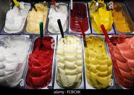 Gelateria a Roma, Italia Foto Stock