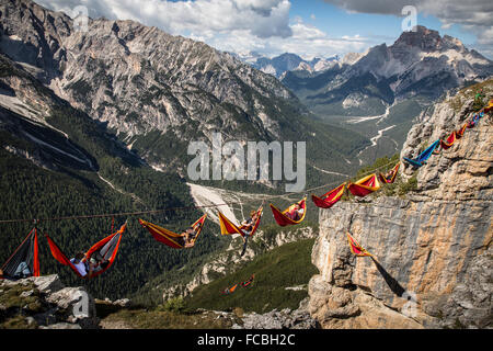 Monte Piana Amaca Azione 2014 Foto Stock