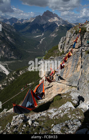 Monte Piana Amaca Azione 2014 Foto Stock