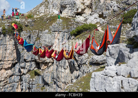 Monte Piana Amaca Azione 2014 Foto Stock