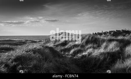 Burgh island da bantham beach Foto Stock