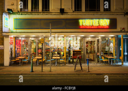 Il Turtle Bay a tema caraibico ristorante che si trova a Oldham Street nel centro della città di Manchester. Foto Stock