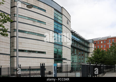 Moderno edificio legale del Regno Unito, Laganside Courts, Oxford Street, Belfast Foto Stock