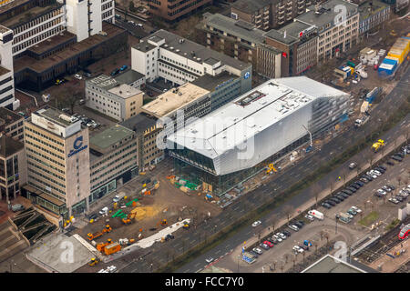 Vista aerea, DFB museo del calcio Dortmund, museo del calcio a Dortmund, Dortmund, la zona della Ruhr, Renania settentrionale-Vestfalia, Germania, Foto Stock