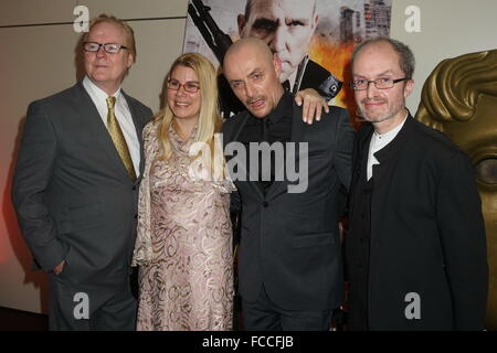 Londra, Regno Unito. Il 21 gennaio, 2016. Sean Cronin e ha amici assiste uccidere Kane Premiere del film in corrispondenza di BAFTA, 195 Piccadilly, Londra. Credito: Vedere Li/Alamy Live News Foto Stock