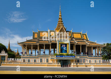 Preah Thineang Chan Chhaya, Moonlight Pavilion al Preah Sothearos Boulevard, Chan Chaya, Palazzo Reale di Phnom Penh, Cambogia Foto Stock