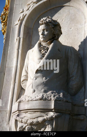 Ludwig van Beethoven - Denkmal im Berliner Tiergarten. Foto Stock