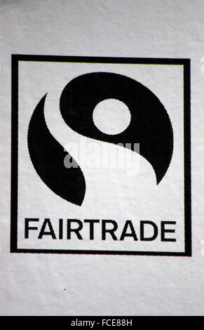 Markenname: "Fairtrade', Berlino. Foto Stock