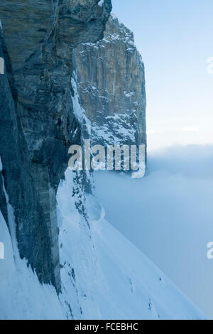 Eiger Nordwand, UNESCO Welterbestätte Schweizer Alpen Jungfrau-Aletsch, Kanton Bern, Berner Oberland, Schweiz | Foto Stock