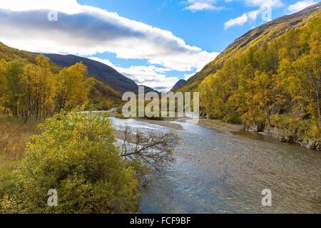 Autunno in Drvdalen, settembre 2015 Foto Stock