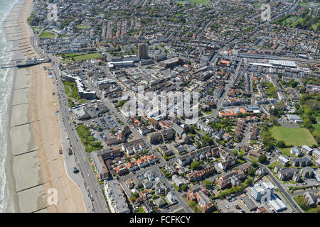 Una veduta aerea del West Sussex cittadina balneare di Bognor Regis Foto Stock