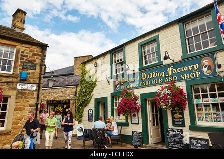 Bakewell pudding shop in Bakewell, Derbyshire, Inghilterra, Regno Unito. Foto Stock