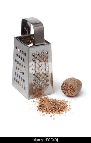 Grattugia Per Noce Moscata In Acciaio Inox - Con Vano Raccolta, Per Spezie E Scorz