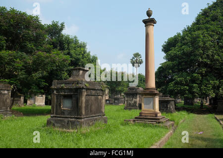 South Park Street cimitero, Kolkata (Calcutta), India Foto Stock