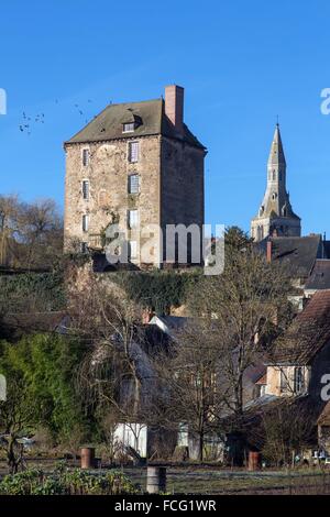 La provincia di Berry, George Sand's Black Valley Foto Stock