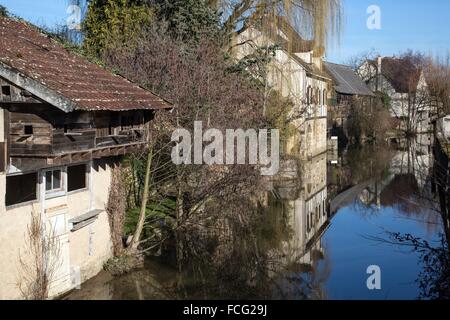 La provincia di Berry, George Sand's Black Valley Foto Stock