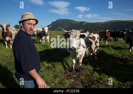 Illustrazione Di PUY-DE-DOME, (63) Auvergne Francia Foto Stock