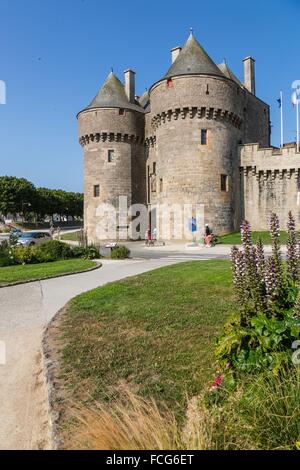 Illustrazione della città di GUERANDE, (44) Loire Atlantique, regione della Loira, Francia Foto Stock